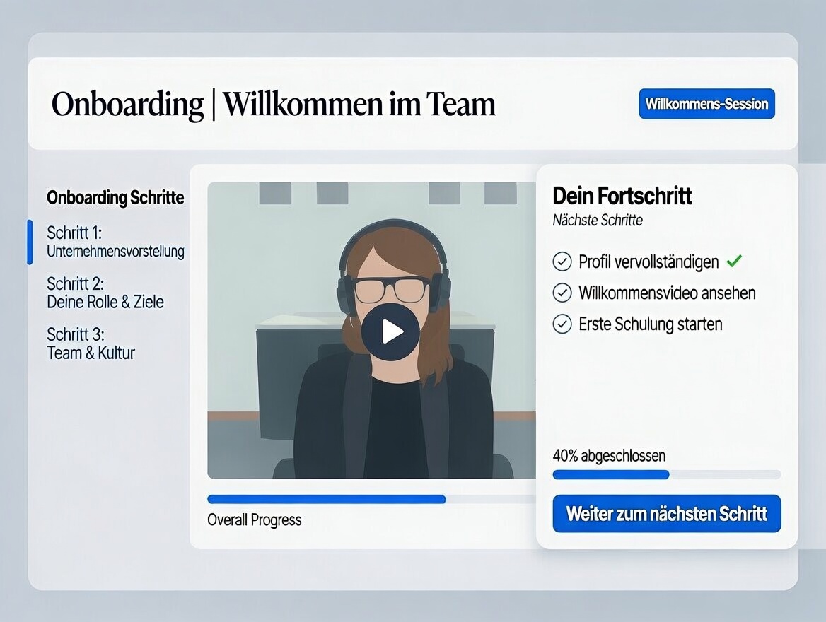 Streambuzzer Onboarding – Persönliche Einrichtung Ihrer Video-Plattform Streambuzzer Onboarding: Persönliche Einrichtung der DSGVO-konformen Video Management Plattform mit deutschem Support